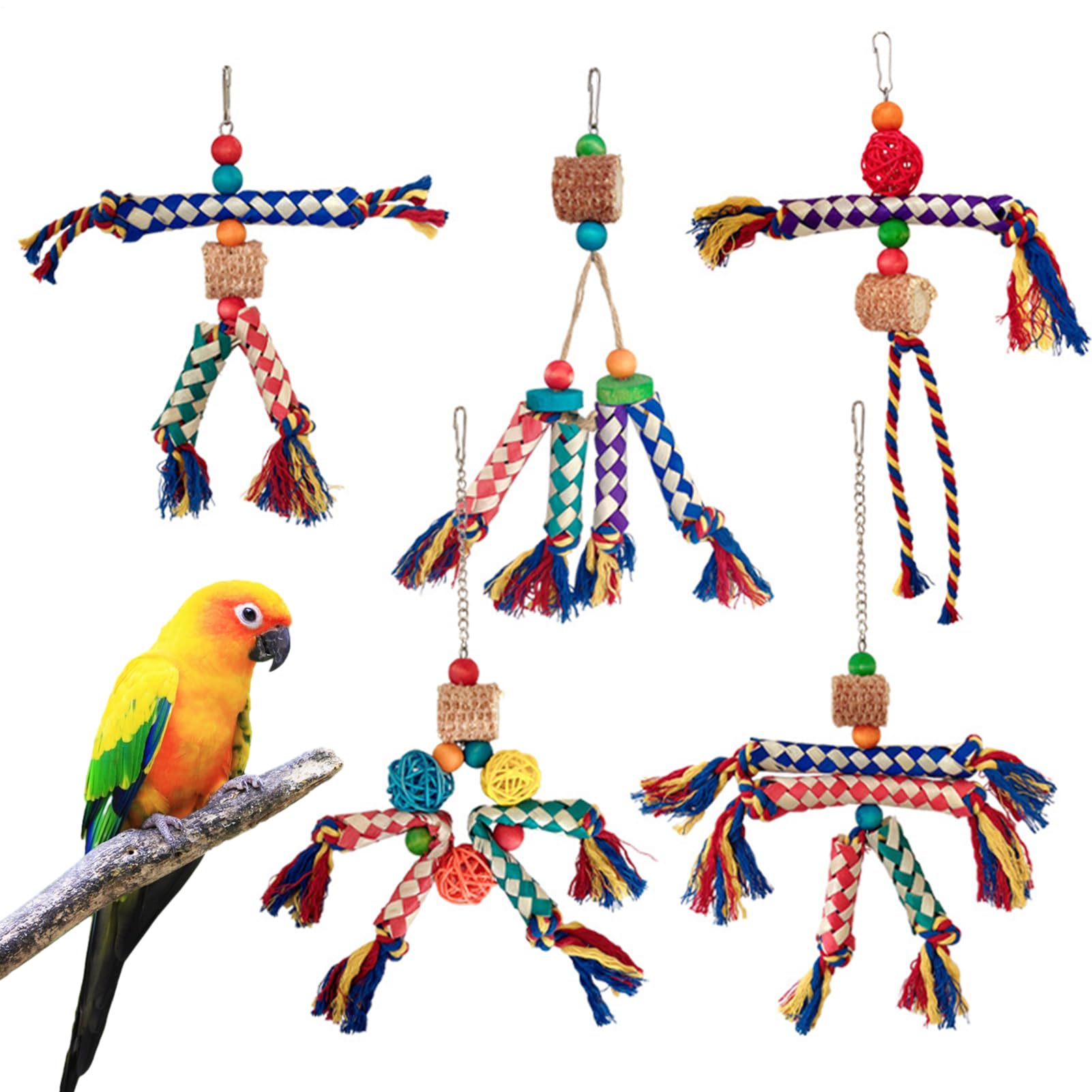 リクエストNO.2639☆コザクラインコ☆ウロコ4点セット Amazon | コザクラインコ おもちゃ | パロット 探索用 シュレッダー